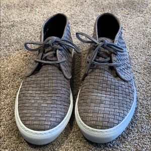 Billy Reid Gray Basketweave Sneaker